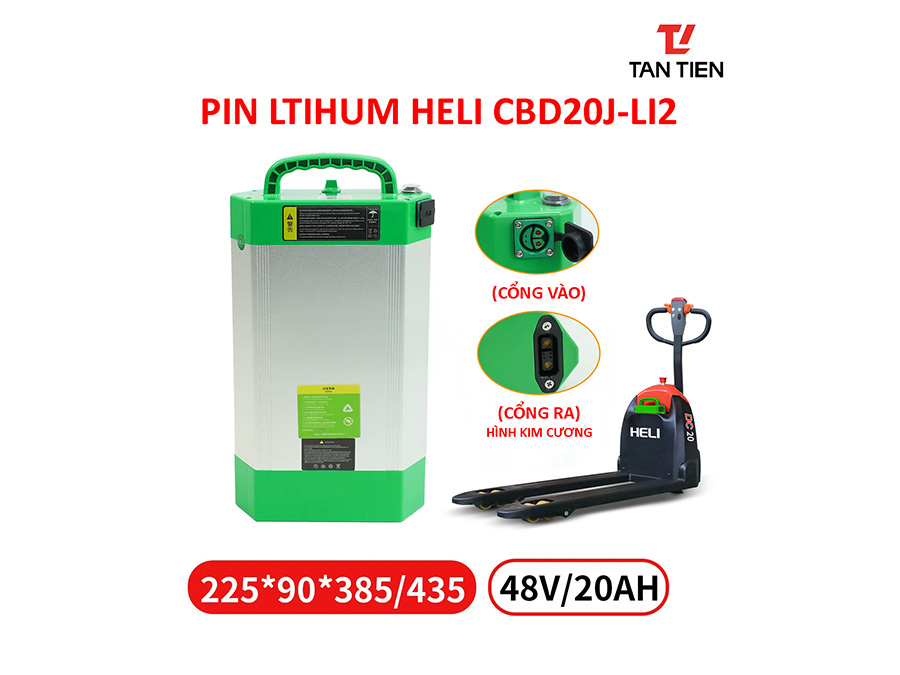 Pin Xe Nâng HELI CBD20J-Li2 48V20Ah